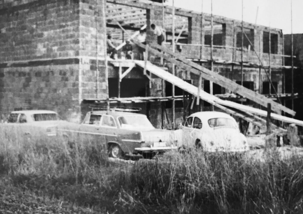 Wilhelm Geiger GbR Arbeiten an einem Haus 1964
